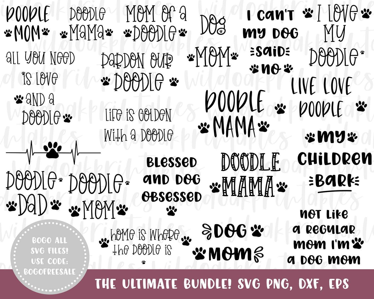 Sale Doodle Dog Svg Bundle Doodle Svg Files Dog Mom Svg Doodle Mom Svg Doodle Life Svg Doodle Dad Svg Doodle Home Svg Png So Fontsy