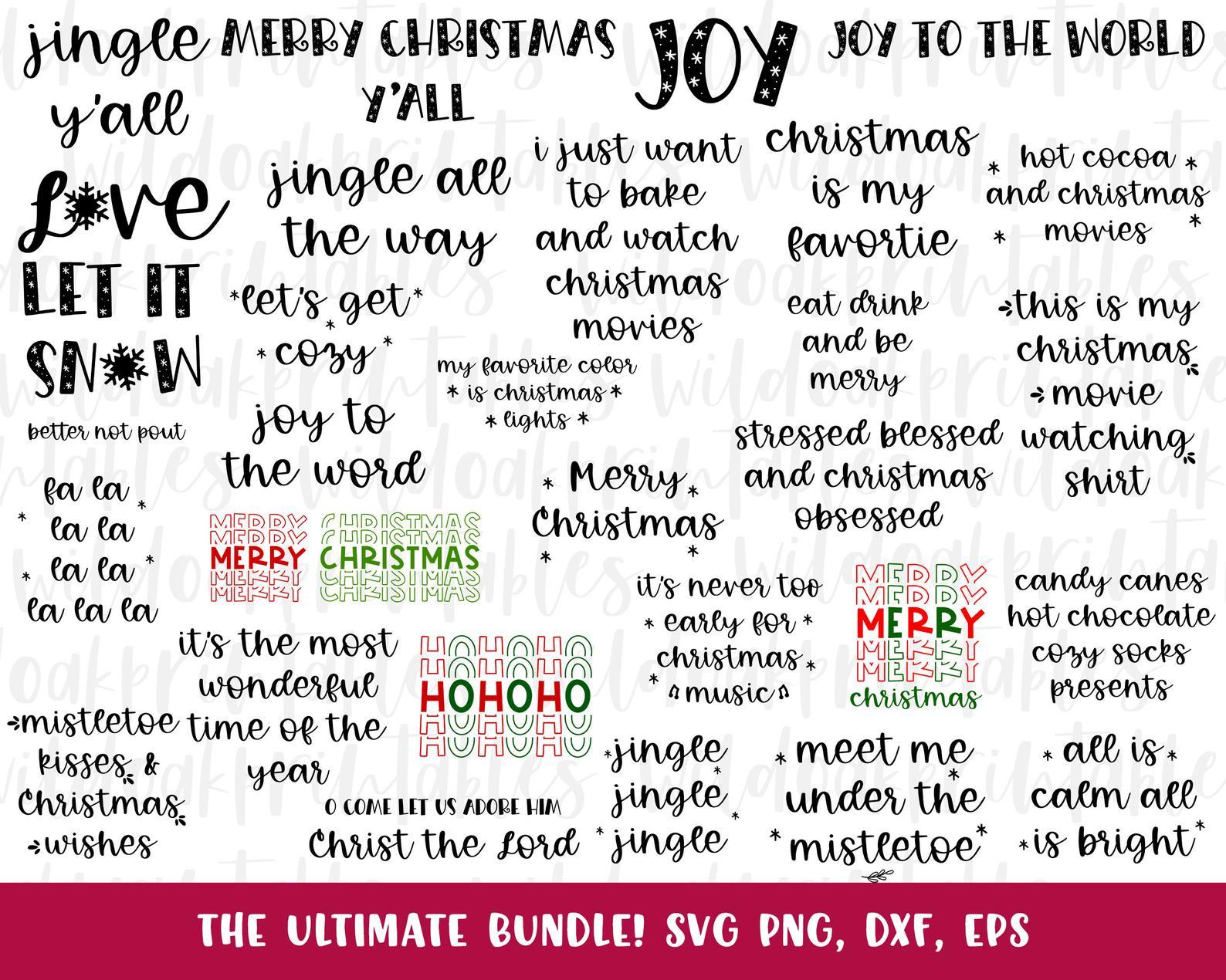 Download Sale The Ultimate Christmas Svg Bundle Naughty Svg Christmas Svg Southern Christmas Svg Funny Christmas Svg Christmas Svg Bundle So Fontsy