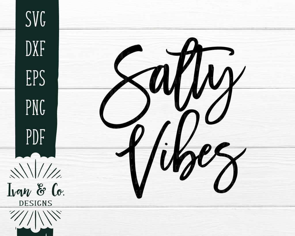 Salty Vibes SVG Files | Summer SVG | Vacay SVG (722295957) - So Fontsy