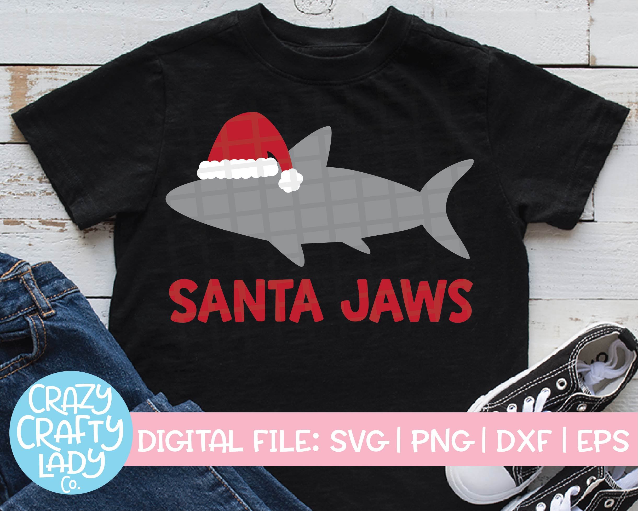 Download Santa Jaws Christmas Svg Cut File So Fontsy