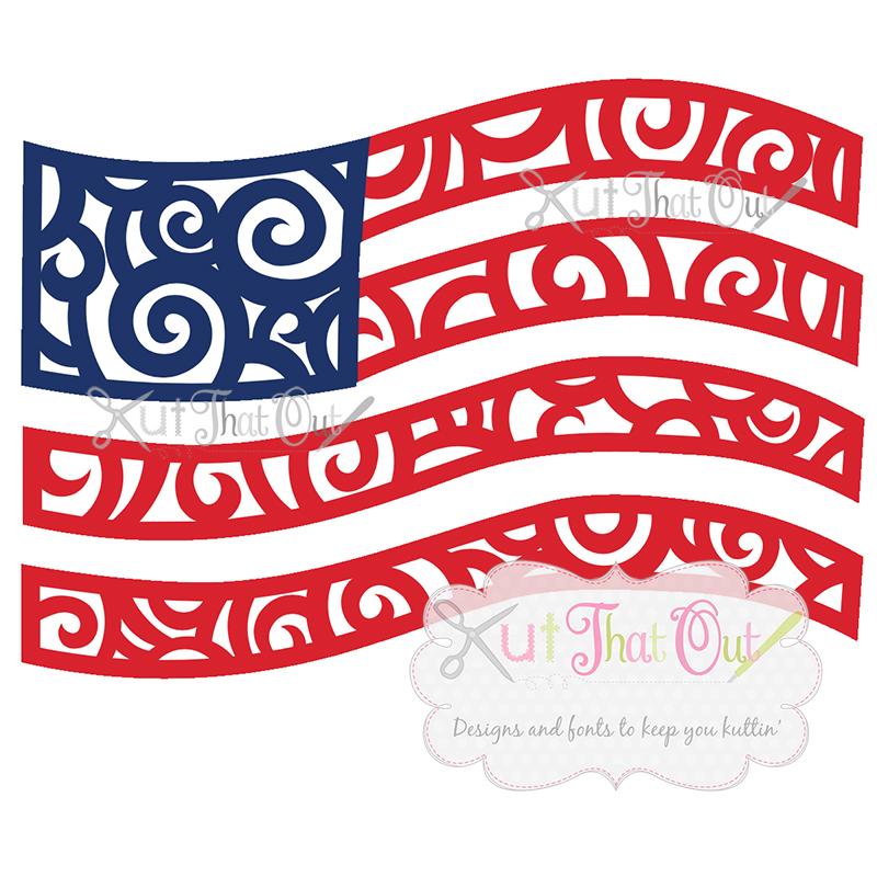 Download Scroll Flag Svg Dxf Cut File So Fontsy