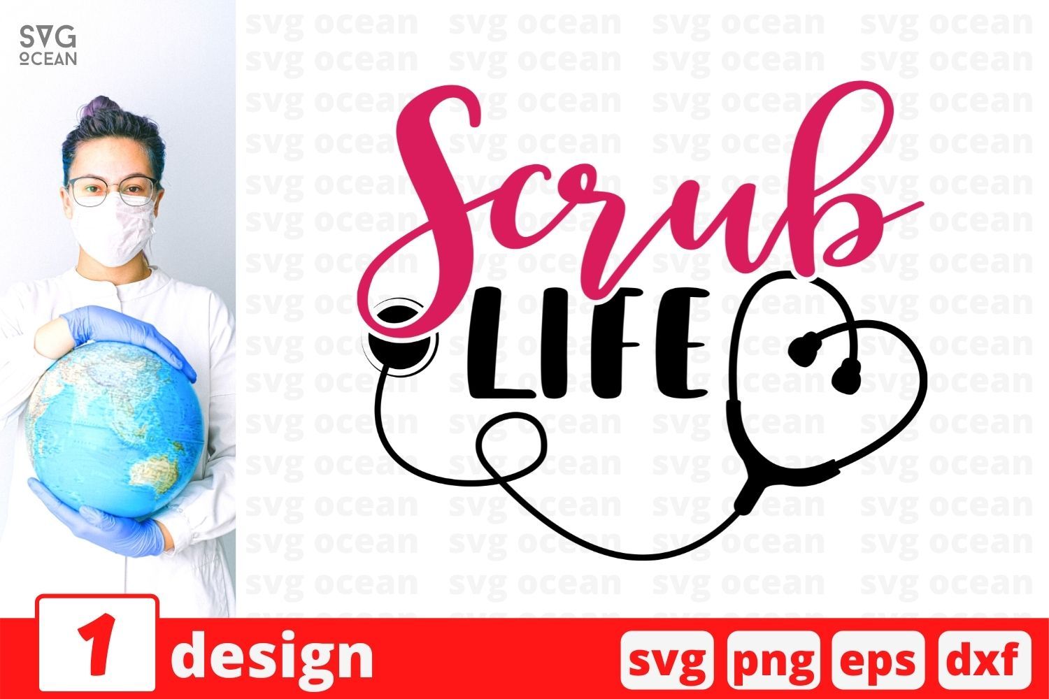 Scrub Life Svg Cut File So Fontsy