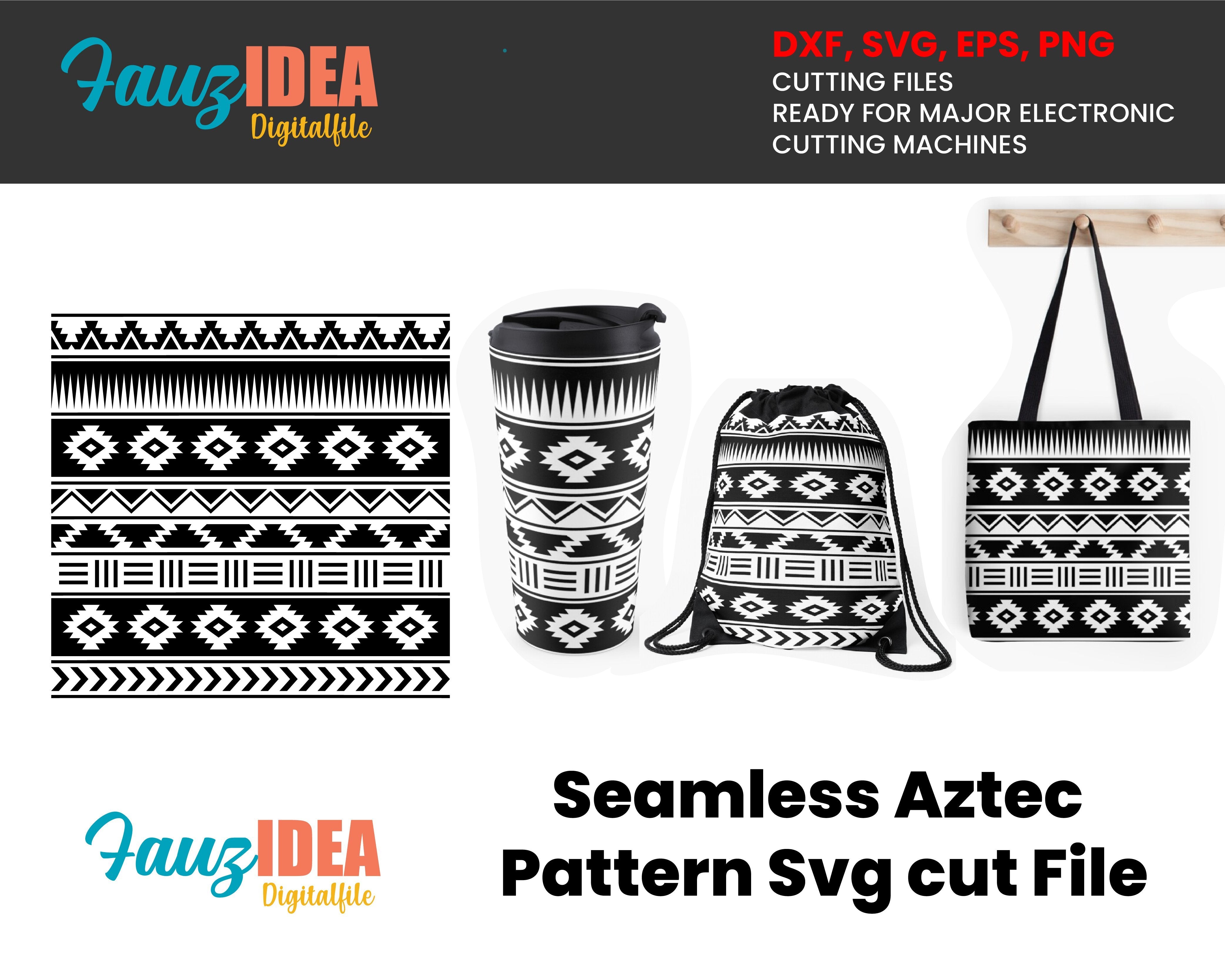 Download Seamless Aztec Pattern Design Farmhouse Summer Svg File For Cutting Machine Silhouette Cameo Cricut Digital Design So Fontsy