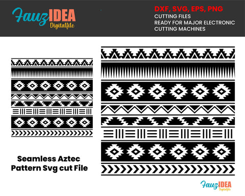 Download Seamless Aztec Pattern Design Farmhouse Summer Svg File For Cutting Machine Silhouette Cameo Cricut Digital Design So Fontsy