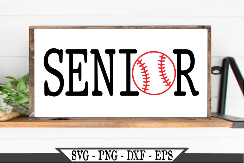 Download Senior Baseball SVG Vector Cut File - So Fontsy