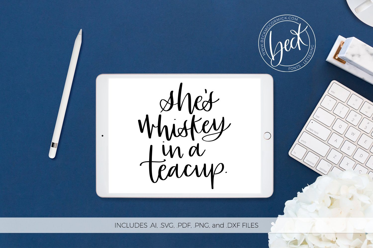 Download She S Whiskey In A Teacup Handlettered Svg Quote So Fontsy