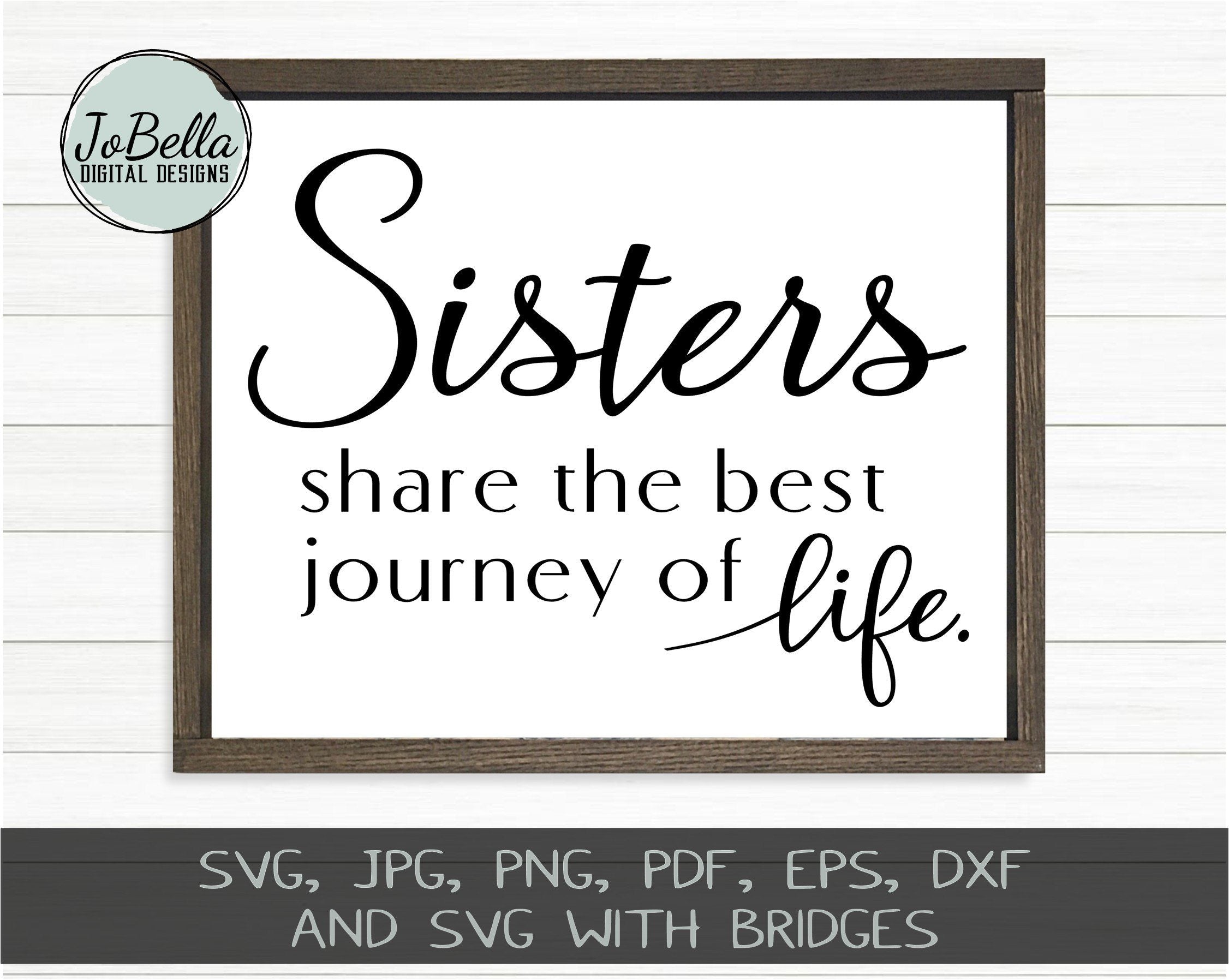 Download Sisters Svg Cut File And Printable So Fontsy