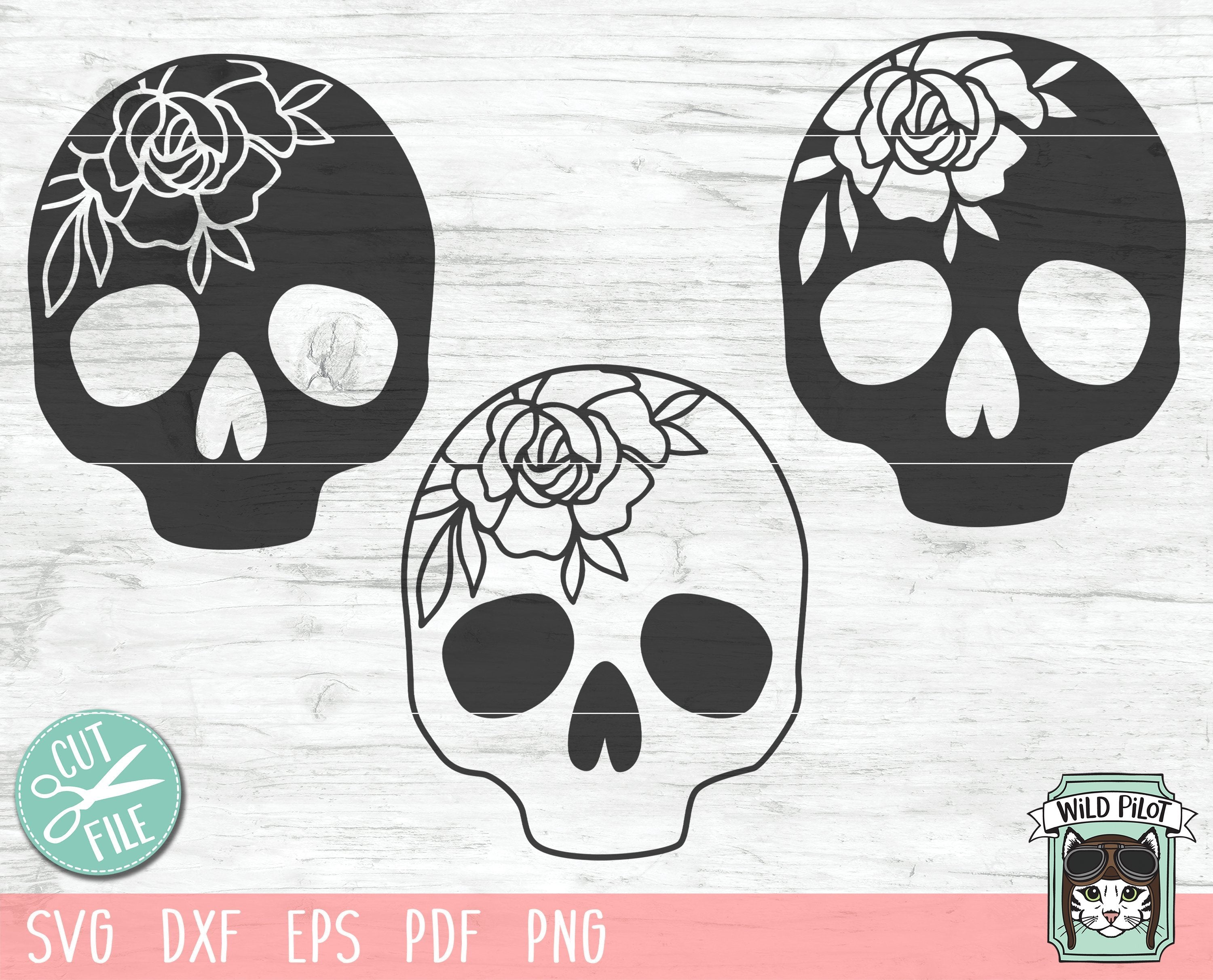 Free Free 299 Flower Skull Svg Images SVG PNG EPS DXF File