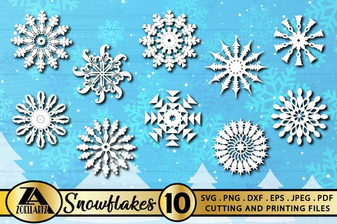 Download Snowflake Svg Bundle Christmas Snowflakes Svg Floral Snowflake Svg So Fontsy