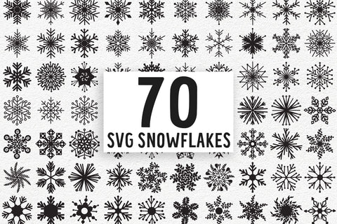 Snowflake Svg Bundle Snowflake Clipart Bundle Snowflakes So Fontsy