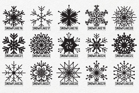 Download Snowflake Svg Bundle Snowflake Clipart Bundle Snowflakes So Fontsy