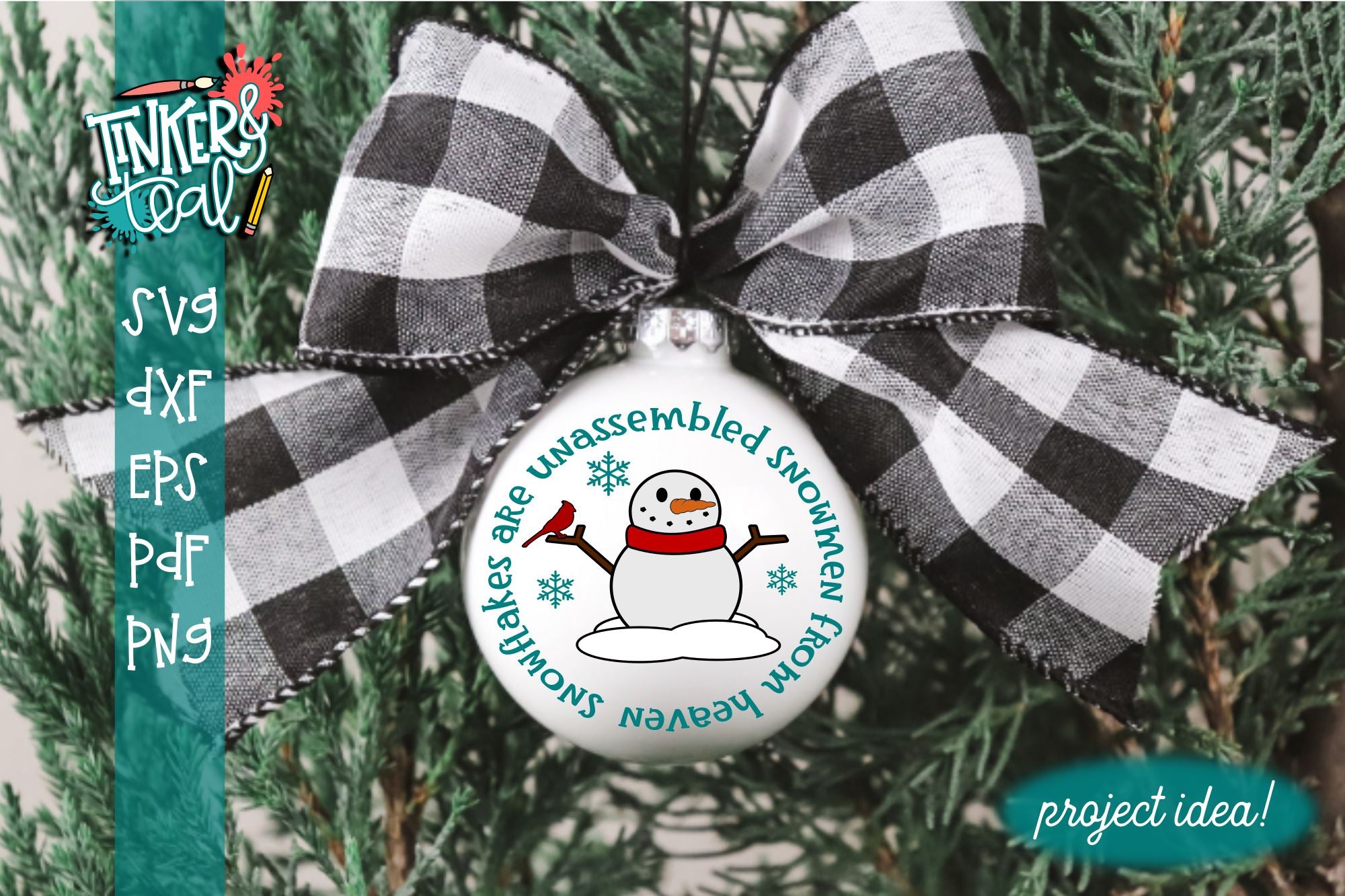 Download Snowman Cardinal Memorial Ornament Svg So Fontsy