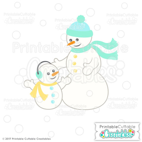 Download Snowman Family So Fontsy