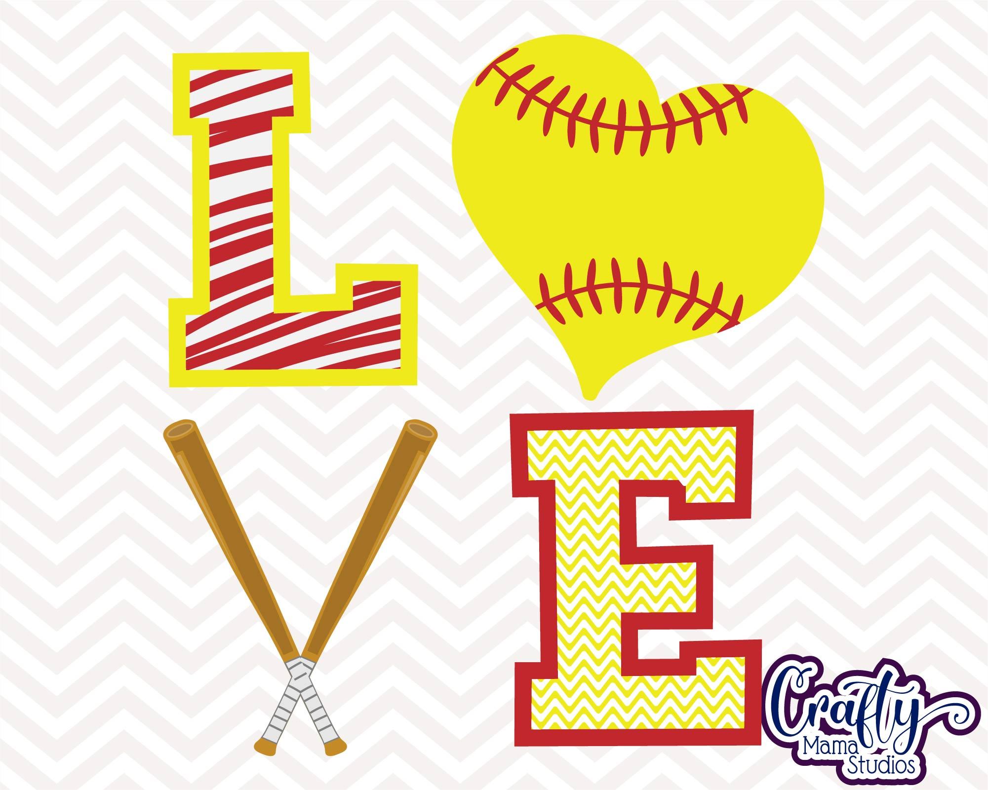 Free Free 53 Love Softball Svg SVG PNG EPS DXF File