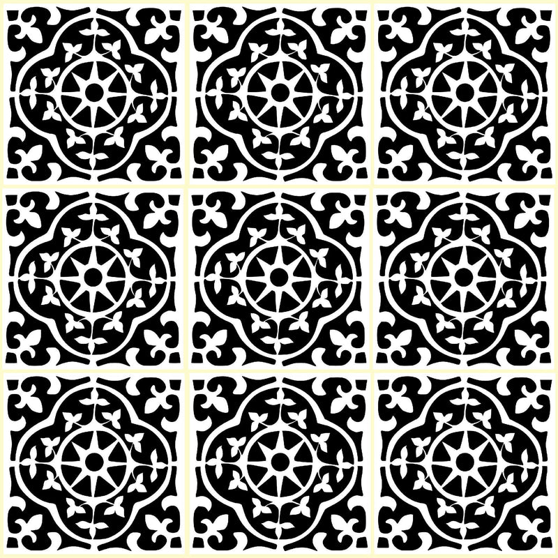 Spanish Tile SVG, Printable, and Stencil Design (Set of 4 ...