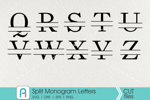 Download Split Letter Monogram Svg Letter Monogram Svg So Fontsy