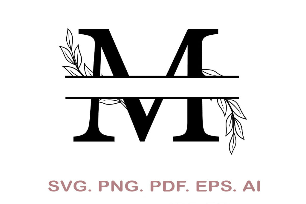 Letter M Monogram SVG