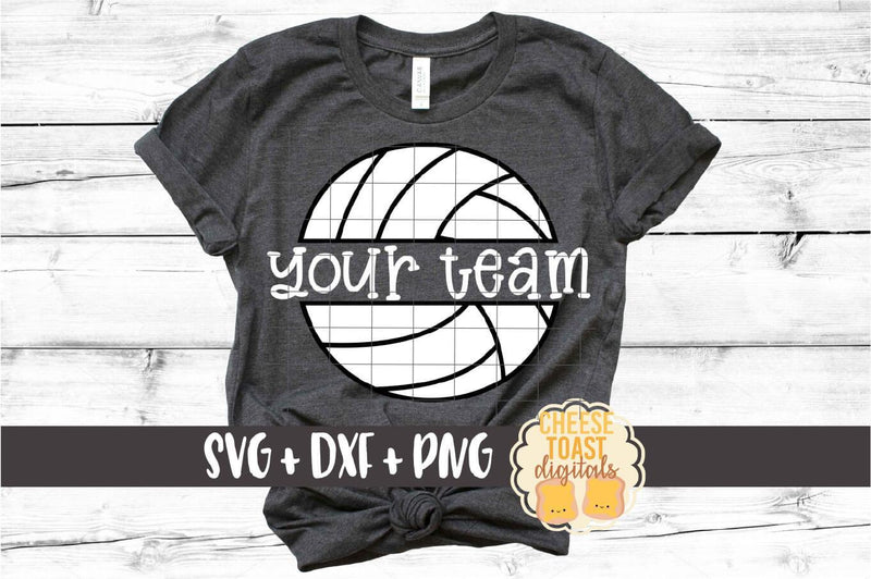 Download Split Volleyball Monogram - Volleyball SVG PNG DXF Cut ...