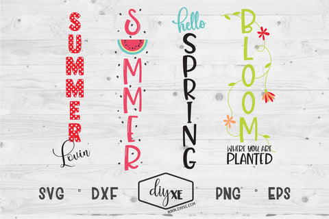 Download Spring Summer Welcome Sign Bundle A Collection Of Front Porch Sign Svg Cut Files So Fontsy