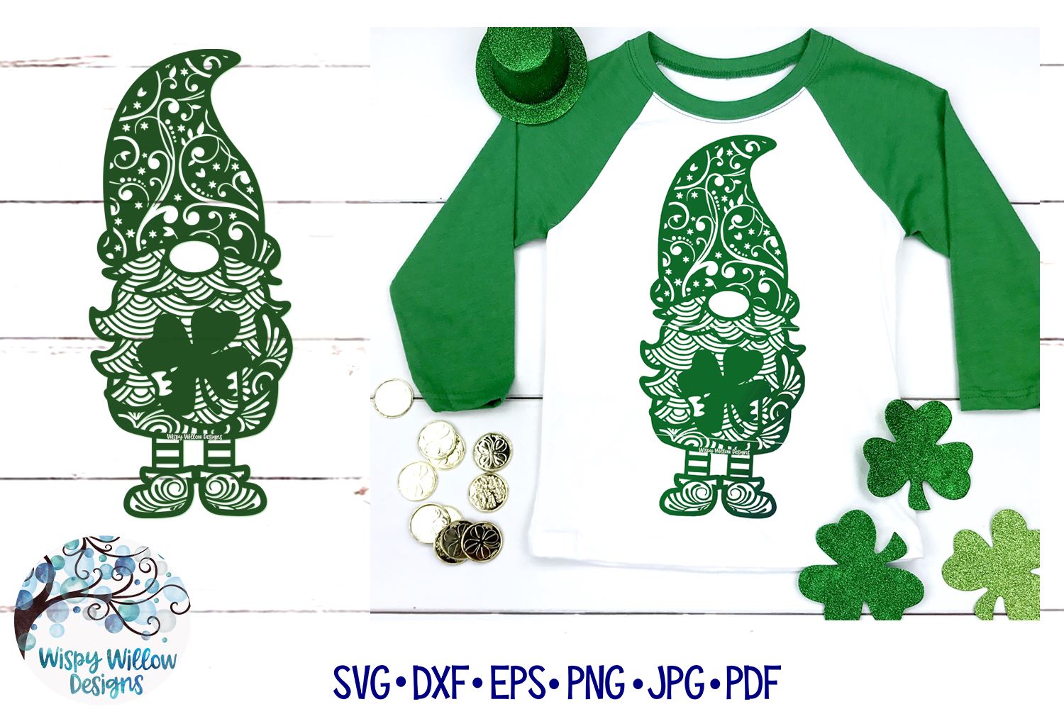 Download St Patrick S Day Gnome Zentangle Svg Gnome Mandala Svg So Fontsy