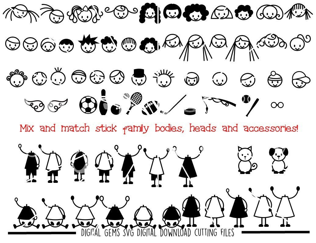 Download Stick People Svg Dxf Eps Png Files So Fontsy