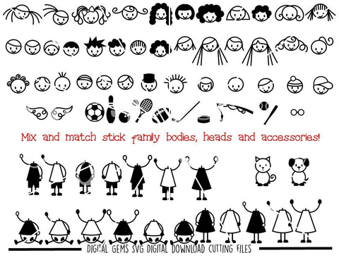 Download Stick People Svg Dxf Eps Png Files So Fontsy