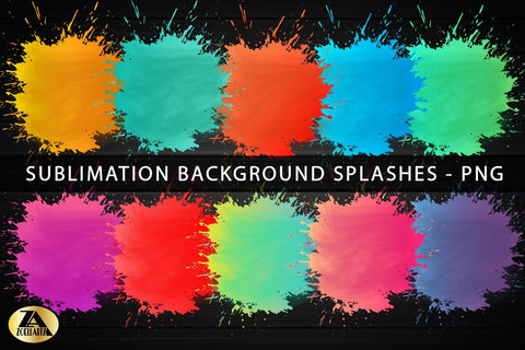 Download Sublimation Bundle Watercolor Splash Png For Sublimation So Fontsy