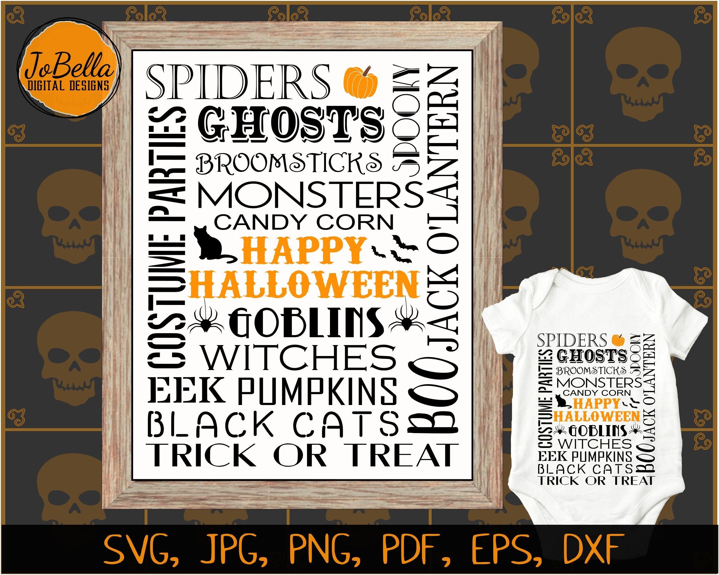 Download Subway Art Halloween Svg Sublimation Png And Printable So Fontsy