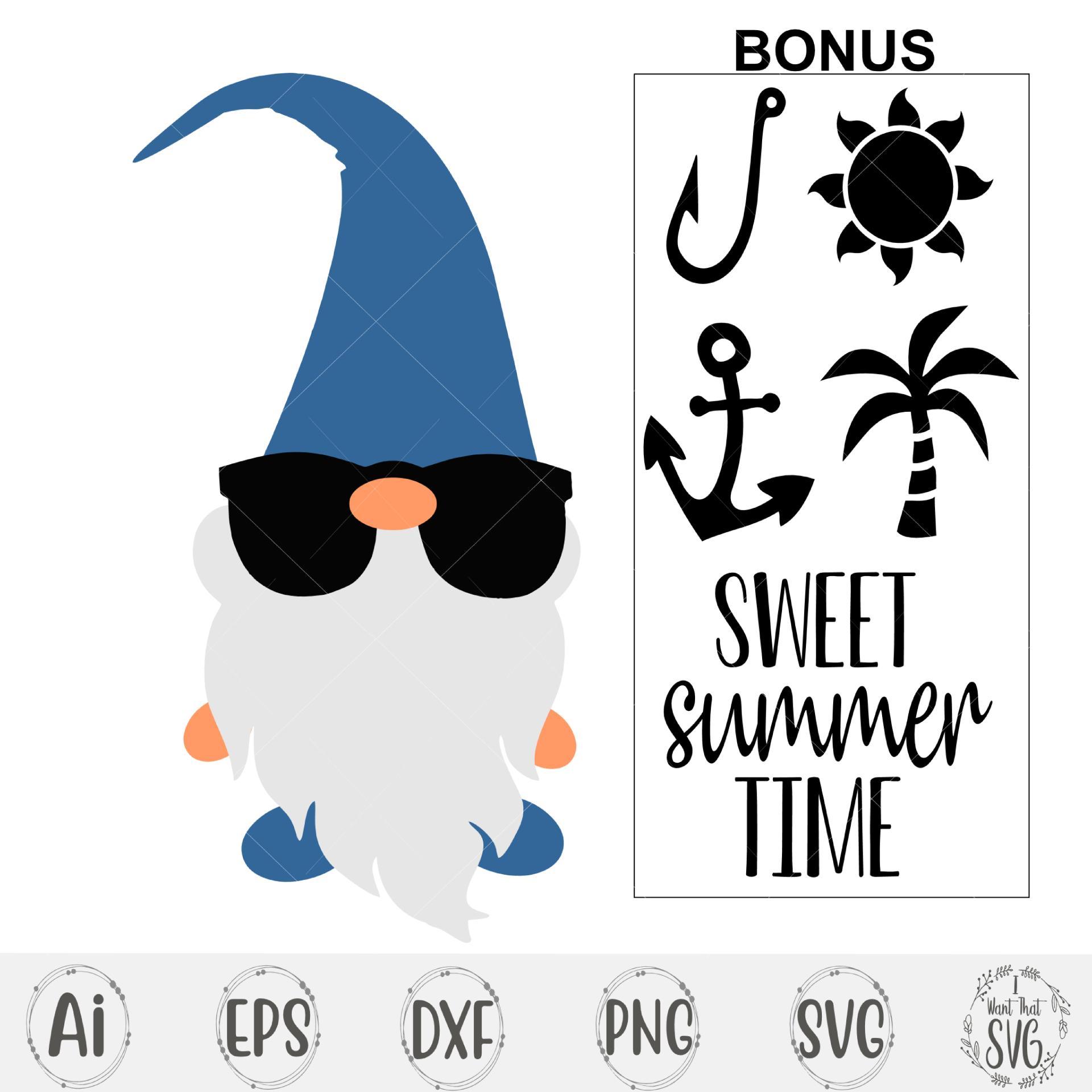 Free Summer Gnome Svg 211 Svg Images File