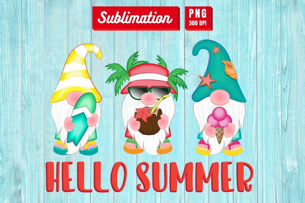 Download Summer Gnomes Sublimation Bundle - So Fontsy