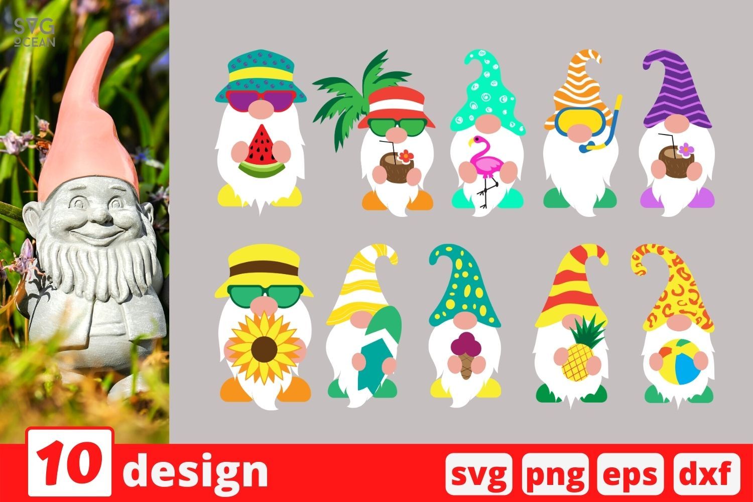 Download Summer Gnomes Svg Bundle So Fontsy