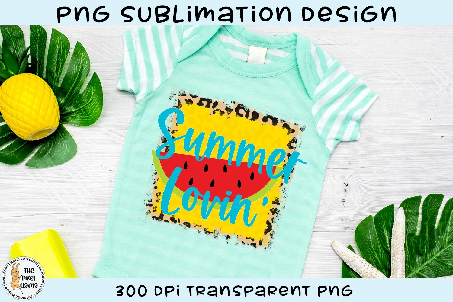 Download Summer Lovin Leopard Print Sublimation Design So Fontsy