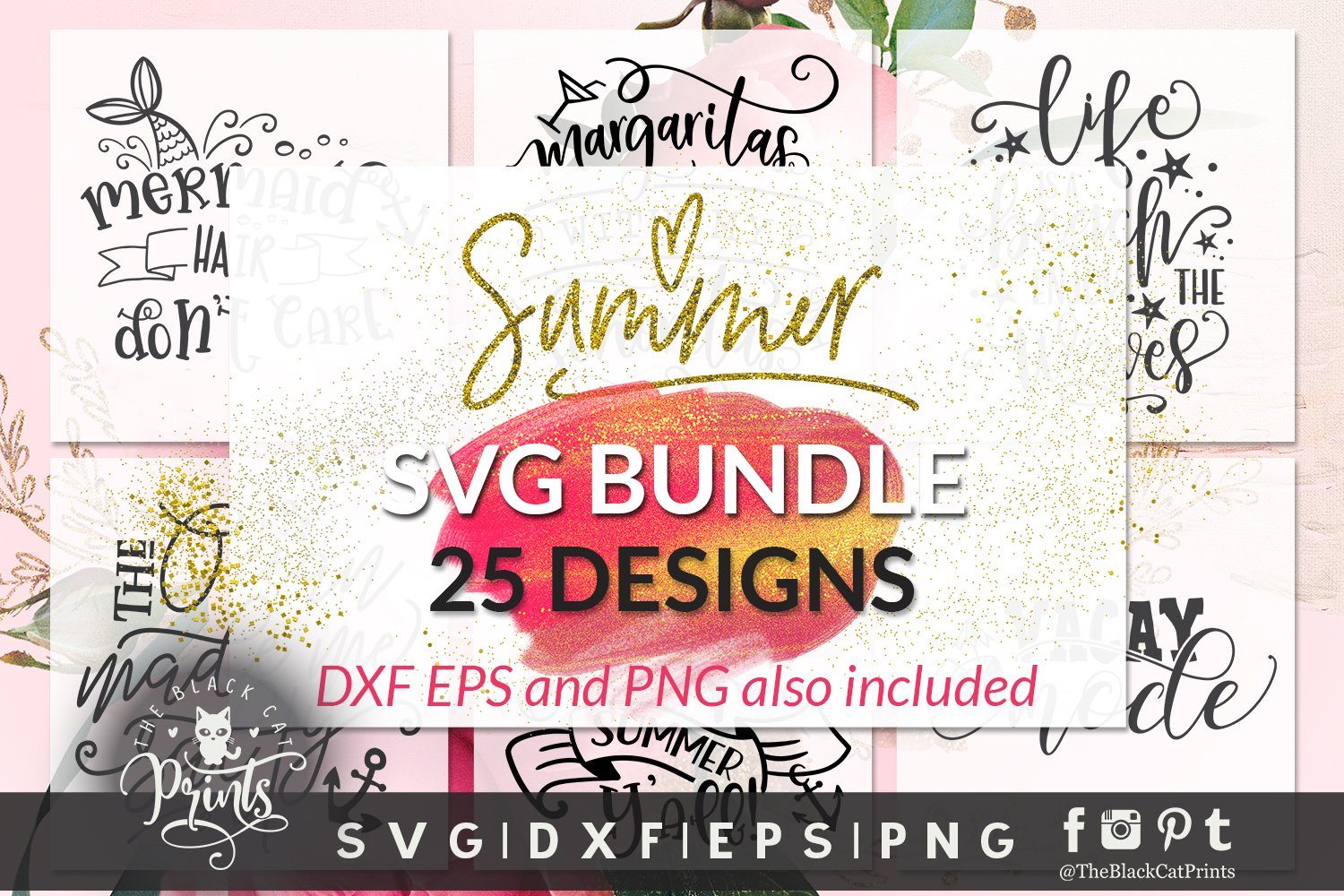 Download Summer Svg Bundle 25 Cut Files So Fontsy