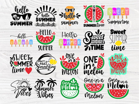 Download Summer Svg Bundle Beach Svg Hello Summer Svg So Fontsy