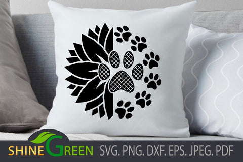 Free Free 325 Sunflower Paw Print Svg Free SVG PNG EPS DXF File