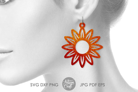 Free Free 164 Sunflower Earring Svg SVG PNG EPS DXF File
