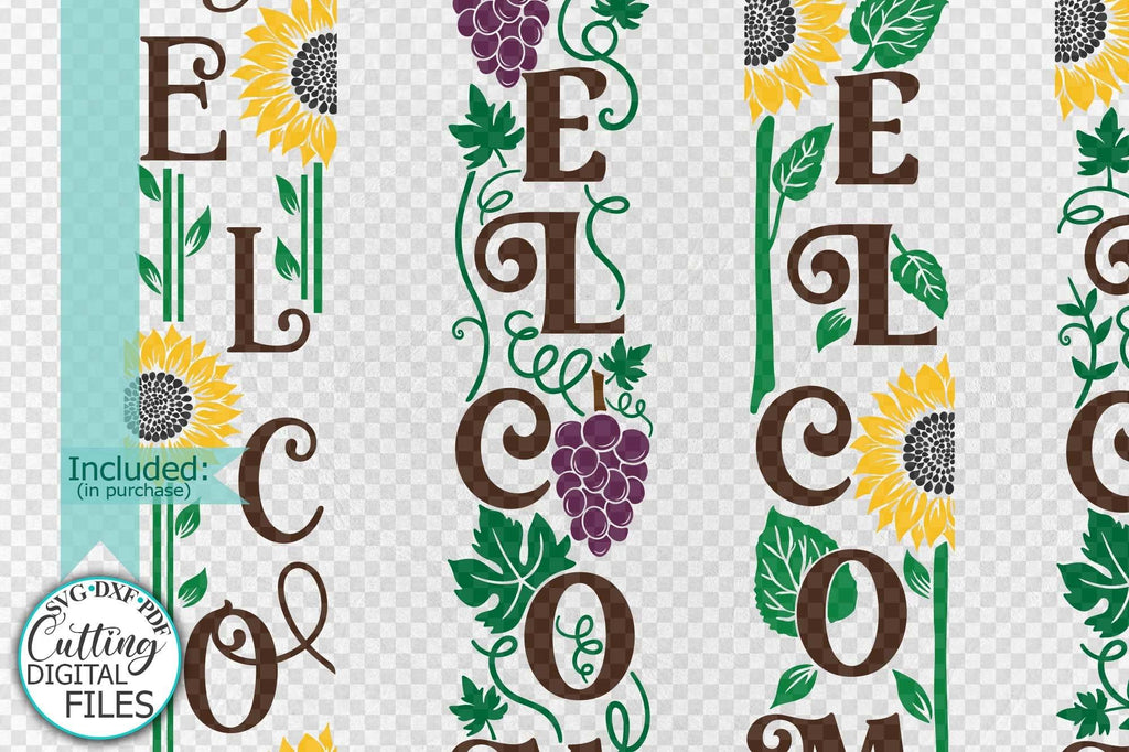 Free Free 69 Sunflower Welcome Sign Svg SVG PNG EPS DXF File