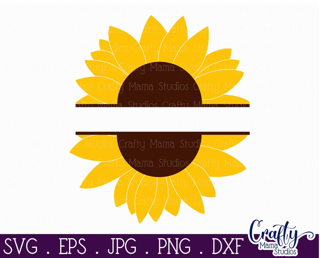 Download Sunflower Half Sunflower Split Sunflower So Fontsy