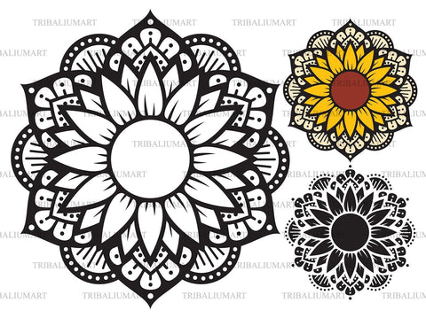 Free Free 116 Sunflower Svg Mandala SVG PNG EPS DXF File