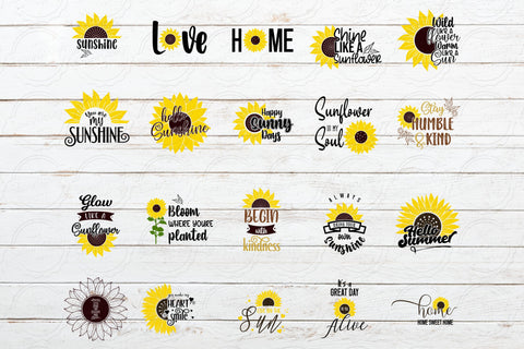 Download Sunflower Quote Svg Bundle 20 Sunflower Svg Bundle So Fontsy