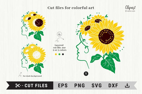 Download Sunflower Shirt Svg Sunflower Svg Dxf Cricut Silhouette So Fontsy