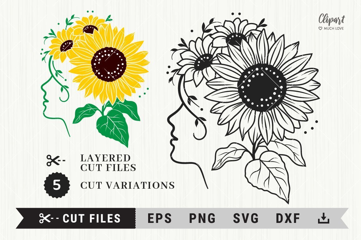 Sunflower Shirt Svg Sunflower Svg Dxf Cricut Silhouette So Fontsy