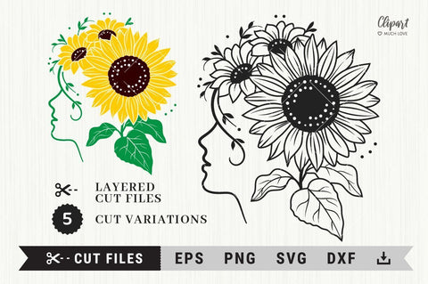 Download Sunflower Shirt Svg Sunflower Svg Dxf Cricut Silhouette So Fontsy