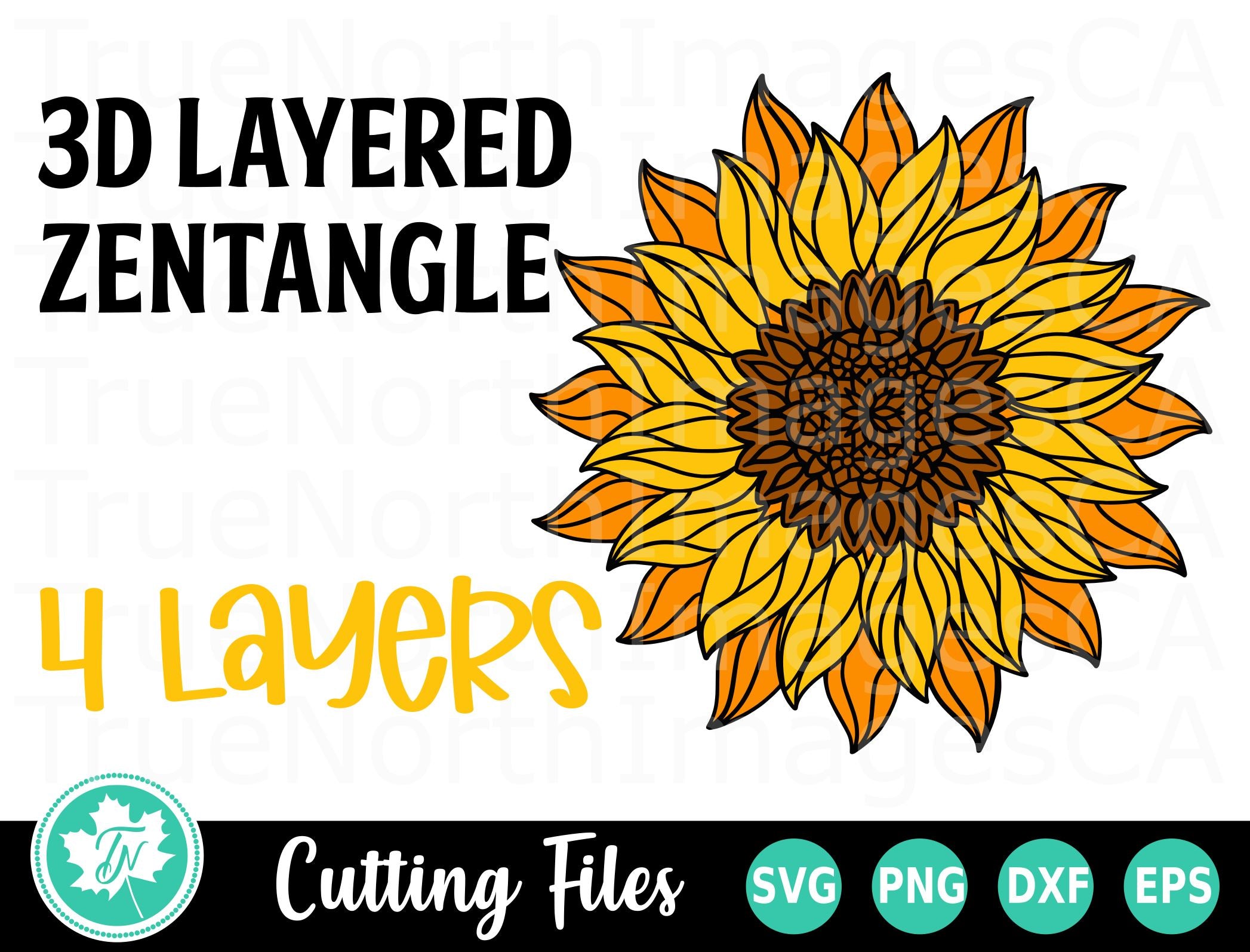 Download Sunflower Svg 3d Sunflower Svg Mandala Svg So Fontsy