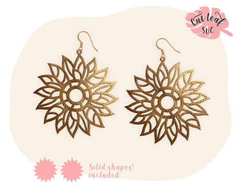 Free Free 103 Sunflower Earring Svg Free SVG PNG EPS DXF File