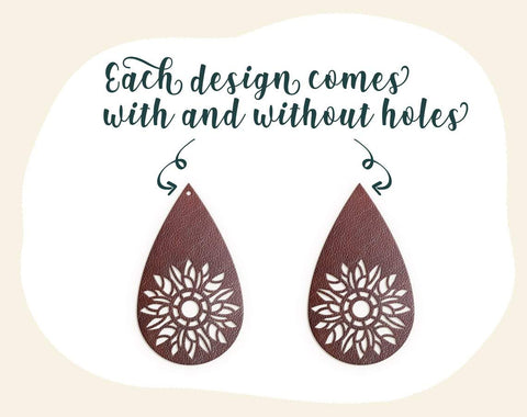 Free Free 56 Flower Leather Earrings Svg SVG PNG EPS DXF File