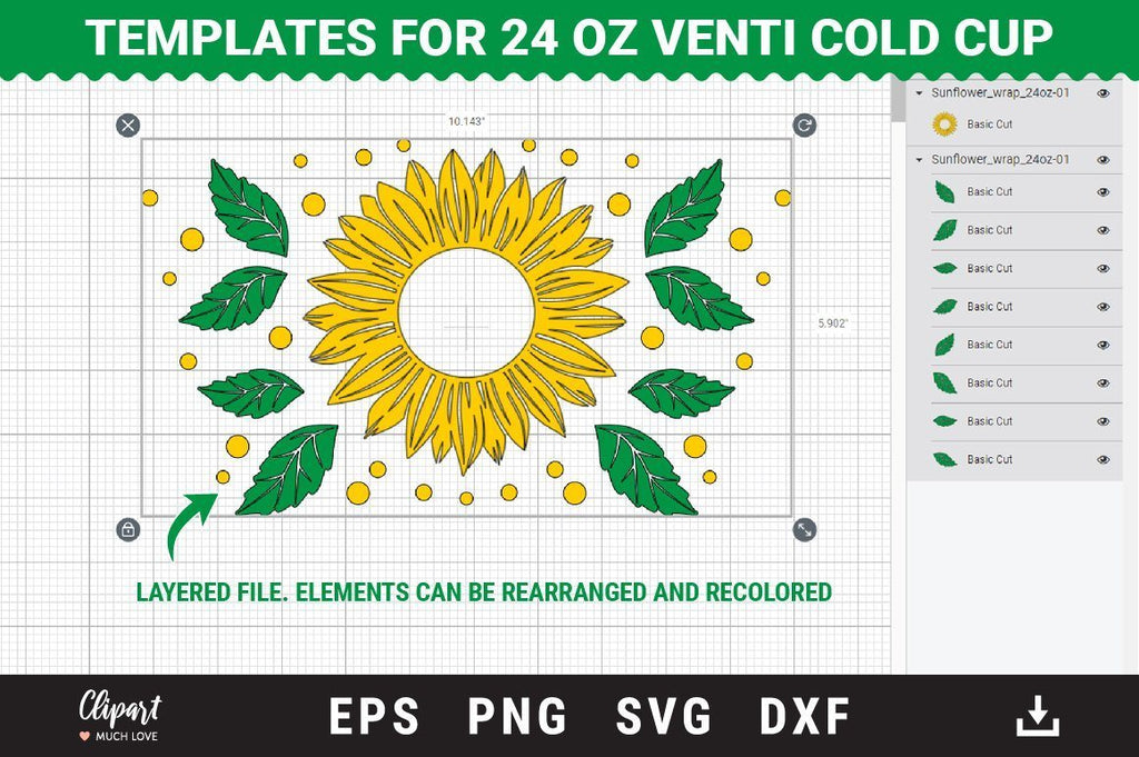 Free Free 131 Sunflower Wrap Svg SVG PNG EPS DXF File