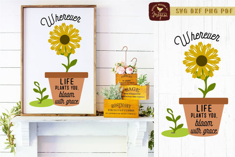 Free Free 184 Sunflower Vine Svg SVG PNG EPS DXF File