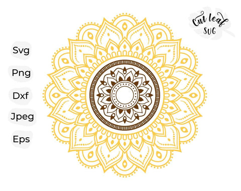 Sunflower Svg Sunflower Clipart Mandala Svg Flower Svg Zentangle Svg Sunflower Png Summer Svg Sunflower Decal Floral Svg So Fontsy