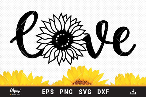 Free Free 64 Cricut Silhouette Sunflower Svg SVG PNG EPS DXF File